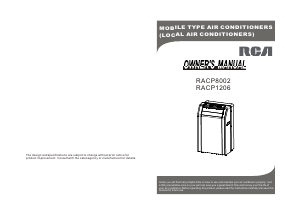 Manual RCA RACP8002 Air Conditioner
