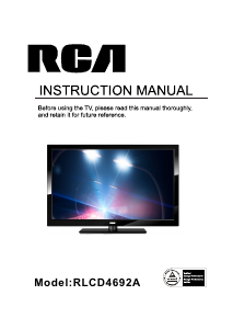 Handleiding RCA RLCD4692A LCD televisie