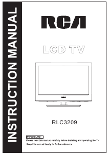 Handleiding RCA RLC3209 LCD televisie