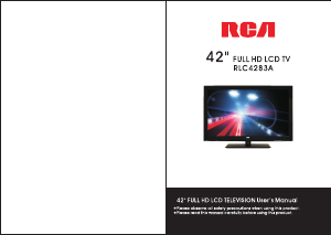 Handleiding RCA RLC4283A LCD televisie