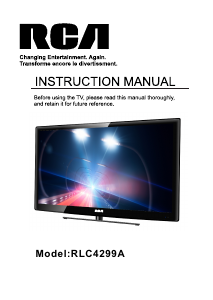 Handleiding RCA RLC4299A LCD televisie
