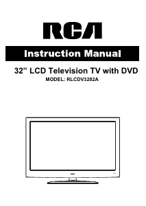 Handleiding RCA RLCDV3282A LCD televisie