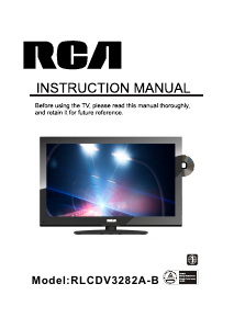 Handleiding RCA RLCDV3282A-B LCD televisie