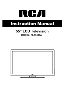Handleiding RCA RLC5534A LCD televisie