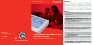 Handleiding Honeywell Chronotherm Touch Modulation Thermostaat
