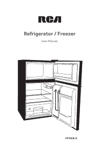 Mode d’emploi RCA RFR836-B Réfrigérateur combiné