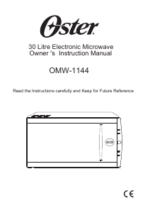 Handleiding Oster OMW1144 Magnetron