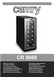 Manual Camry CR 8068 Wine Cabinet