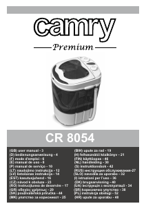 Kasutusjuhend Camry CR 8054 Pesumasin