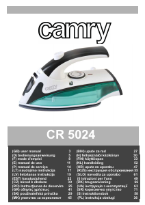 Manuale Camry CR 5024 Ferro da stiro
