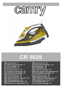 Kasutusjuhend Camry CR 5029 Triikraud