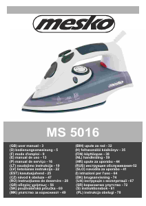 Bruksanvisning Mesko MS 5016 Strykjärn