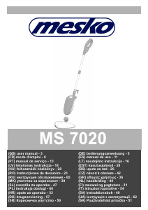 Brugsanvisning Mesko MS 7020 Damprenser