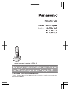 Manuale Panasonic KX-TGB610JT Telefono senza fili