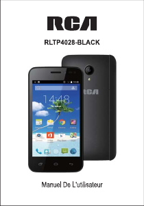 Mode d’emploi RCA RLTP4028-BLACK Téléphone portable