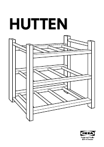 Руководство IKEA HUTTEN Винный стеллаж