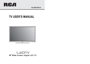 Bruksanvisning RCA RLDED4691A LED TV