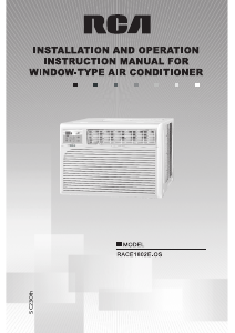 Manual RCA RACE1802E-OS Air Conditioner