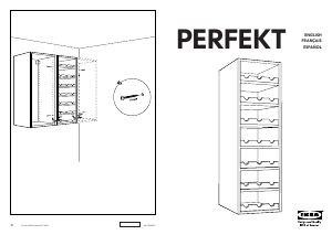 Használati útmutató IKEA PERFEKT FAGERLAND Borállvány