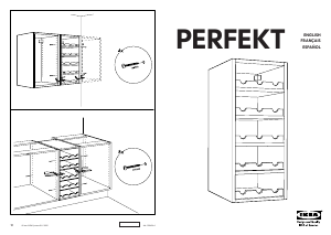 Руководство IKEA PERFEKT LILJE Винный стеллаж