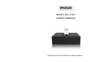 Bruksanvisning iMode IP201 Dockningshögtalare