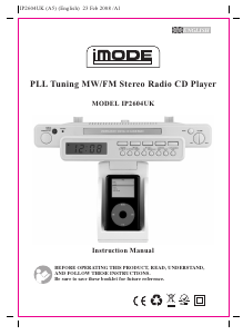 Bruksanvisning iMode IP2604UK Radio