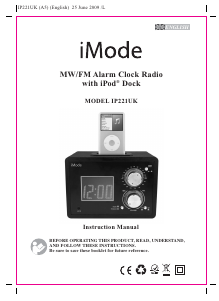 Manual iMode IP221UK Alarm Clock Radio