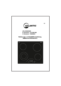 Bedienungsanleitung Atlantic ATLCK60X20X Kochfeld