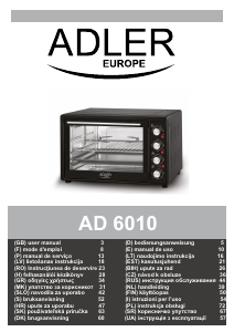 Handleiding Adler AD 6010 Oven