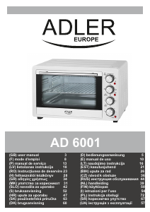 Handleiding Adler AD 6001 Oven