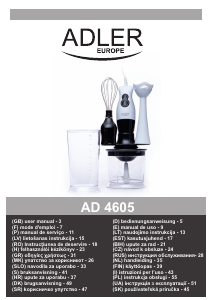 Instrukcja Adler AD 4605 Blender ręczny