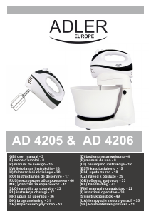 Használati útmutató Adler AD 4206 Kézi mixer