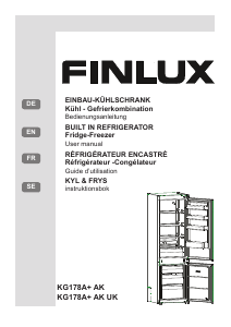 Mode d’emploi Finlux KG178A+ AK Réfrigérateur combiné