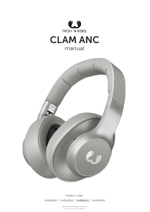 Mode d’emploi Fresh'n Rebel Clam ANC Casque