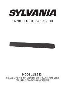 Bruksanvisning Sylvania SB323 Högtalare