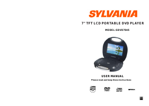 Bruksanvisning Sylvania SDVD7045 DVD spelare
