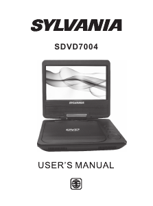 Bruksanvisning Sylvania SDVD7004 DVD spelare