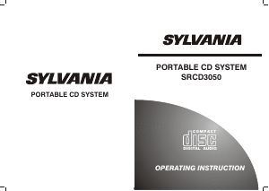Bruksanvisning Sylvania SRCD3050 Stereoanläggning