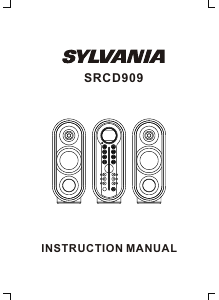 Bruksanvisning Sylvania SRCD909 Stereoanläggning