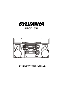 Bruksanvisning Sylvania SRCD856 Stereoanläggning