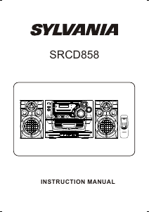 Bruksanvisning Sylvania SRCD858 Stereoanläggning