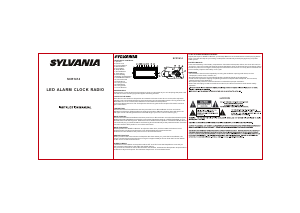 Handleiding Sylvania SCR1414 Wekkerradio