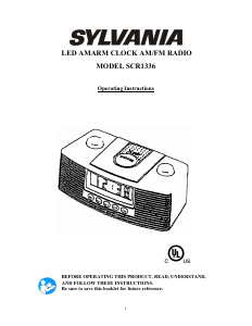 Handleiding Sylvania SCR1336 Wekkerradio