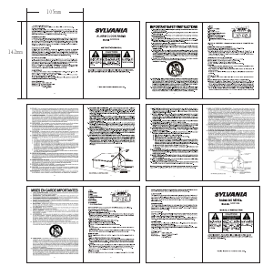 Mode d’emploi Sylvania SCR1206 Radio-réveil