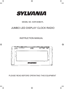 Handleiding Sylvania SCR1206B-PL Wekkerradio