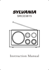 Bruksanvisning Sylvania SRCD3815 Radio