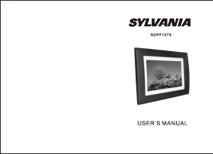 Manual Sylvania SDPF1079 Digital Photo Frame
