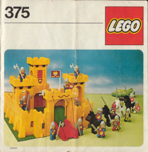 Kullanım kılavuzu Lego set 375 Castle Kale