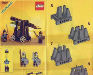 Manuál Lego set 6030 Castle Katapult