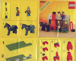 Manuale Lego set 6040 Castle Maniscalco
